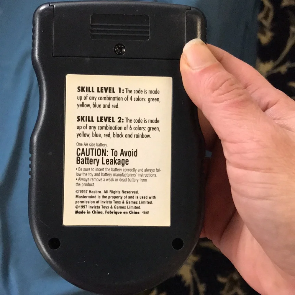 master-mind Hasbro video game vintage